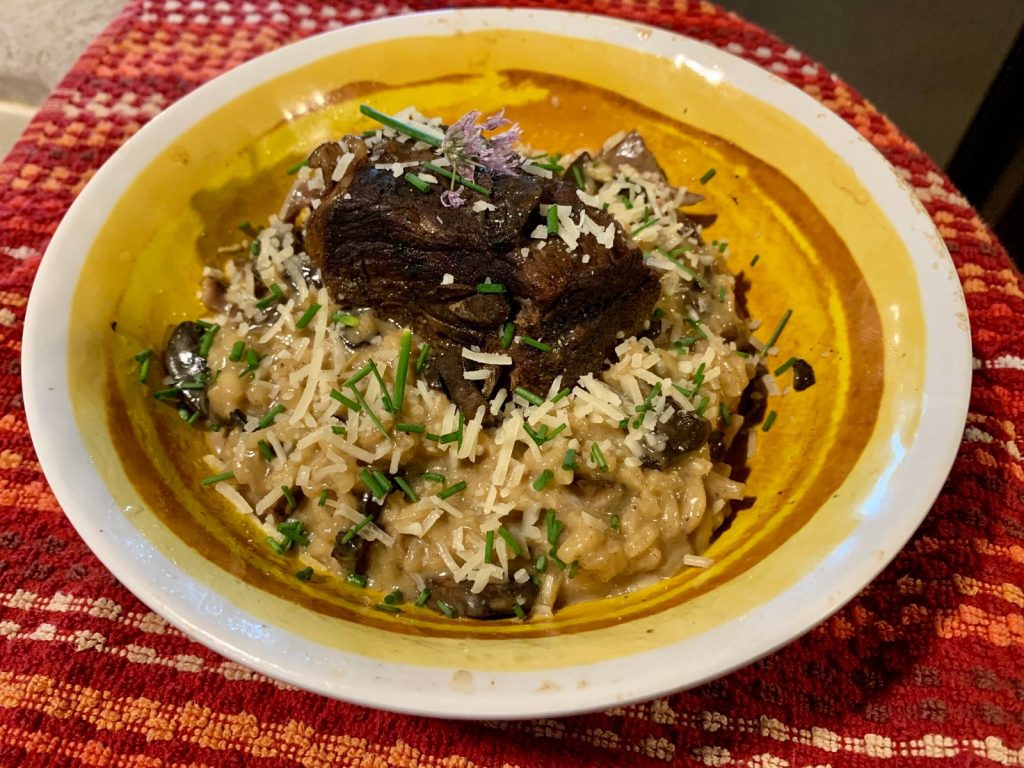 Recipe of the Month: Easy Short Ribs with Mushroom Risotto
