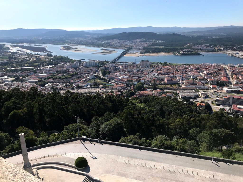 The coastal city of Viana do Castelo, Portugal