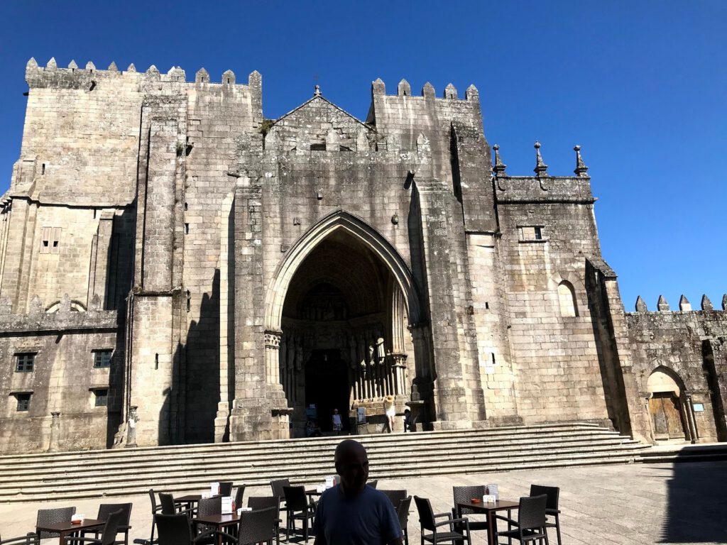 The border town of Tui, Spain, on the Camino Portugues
